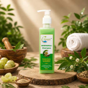 Bhringraj herbal shampoo for hair fall control and stronger roots sulphate-free formula