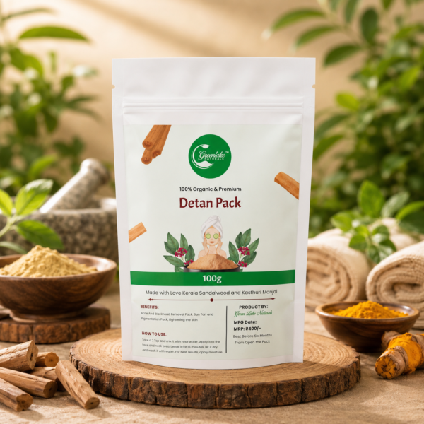 Herbal Detan Face Pack for Glowing and Healthy-Looking Skin